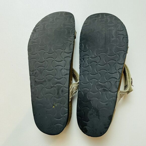 NAOT Malibu T-Strap Sandals Womens 38/US 7-7.5 Leather Adjustable Beaded Slides - Picture 6 of 8